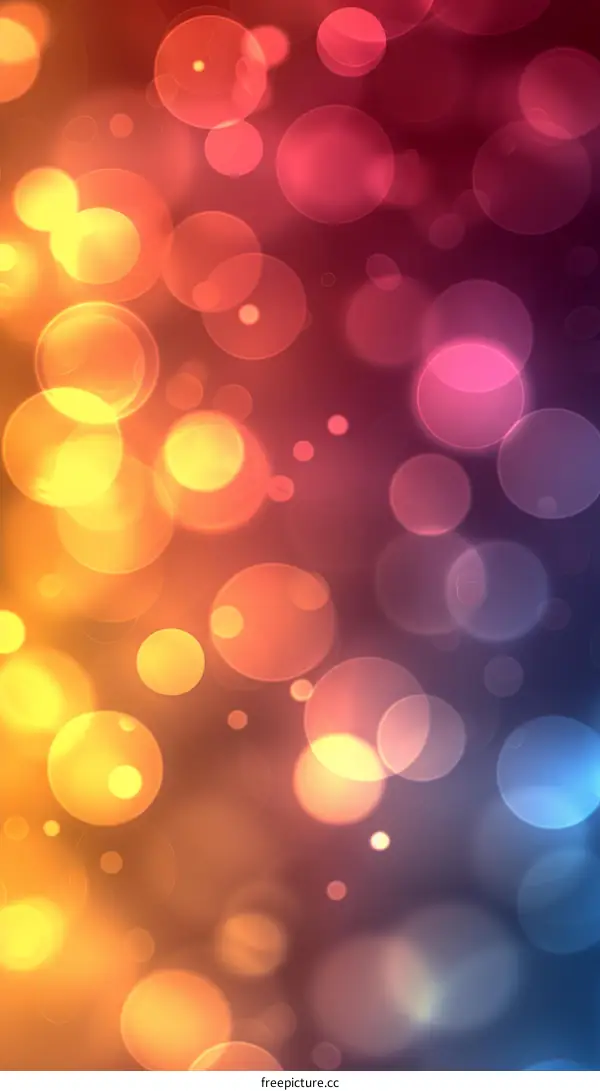 Colorful bokeh background