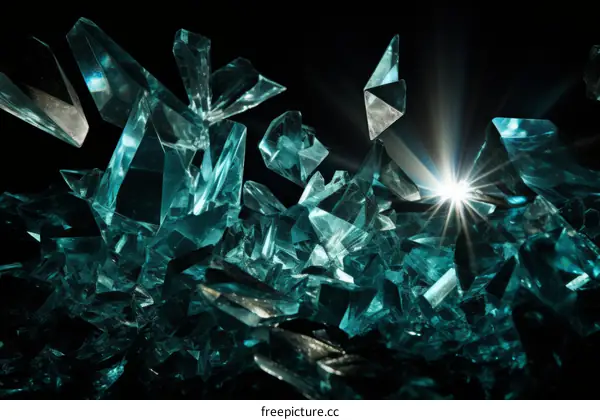 Blue Crystal Fractals