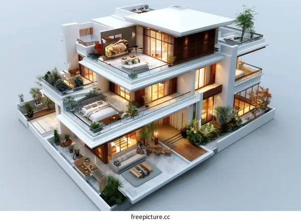 Modern Home Interior and Exterior Design