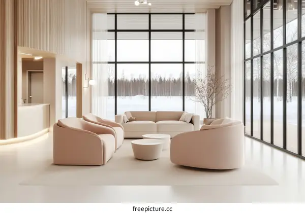 Modern Scandinavian Living Room Interior Design