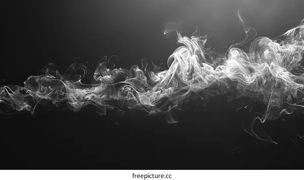 White Smoke Background