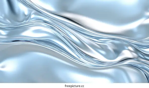 Abstract Flowing Liquid Metal Texture