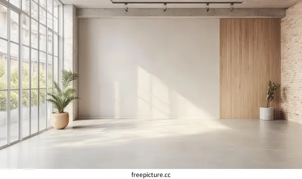 Empty Modern Room Interior Design