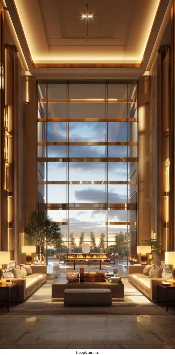 Luxury Hotel Lobby Interior Design