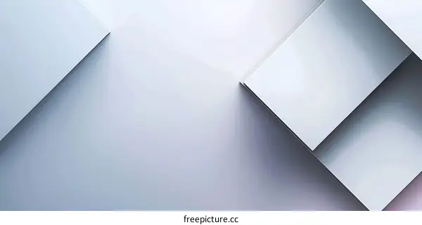 Abstract White Geometric Background Design