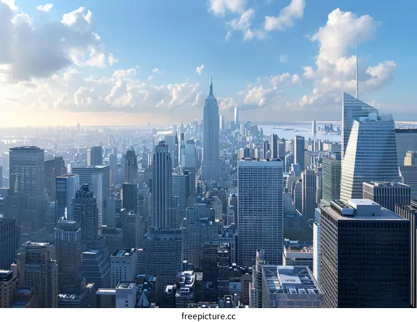 New York City Skyline with Empire State Building