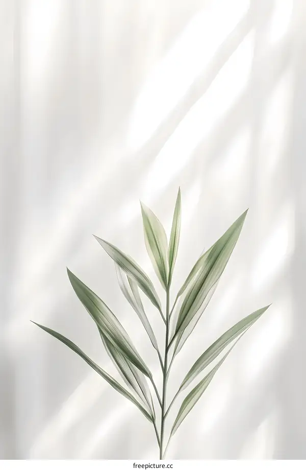 Green Leaf Minimalist Photography