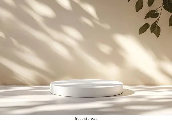 Beige Aesthetic Minimalist Product Display