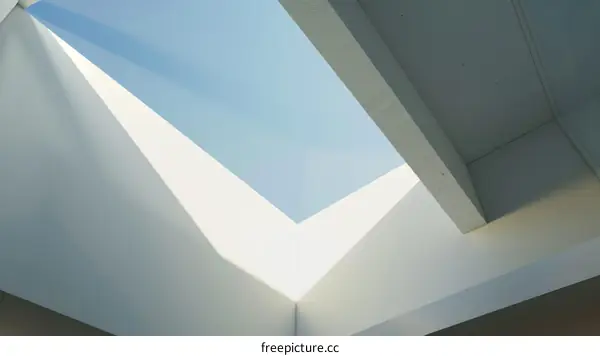 An abstract image of a skylight