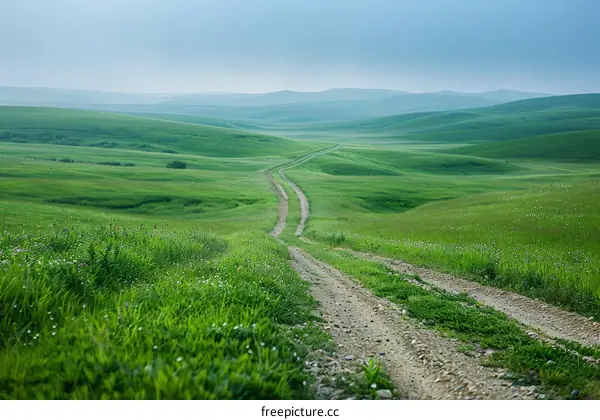 Countryside dirt road