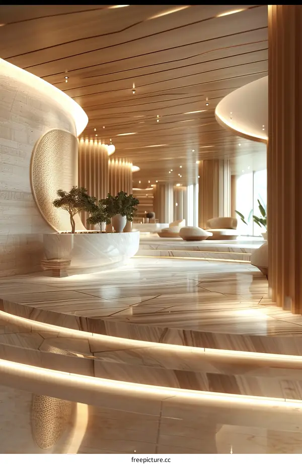 Modern Luxury Hotel Lobby Interior Design