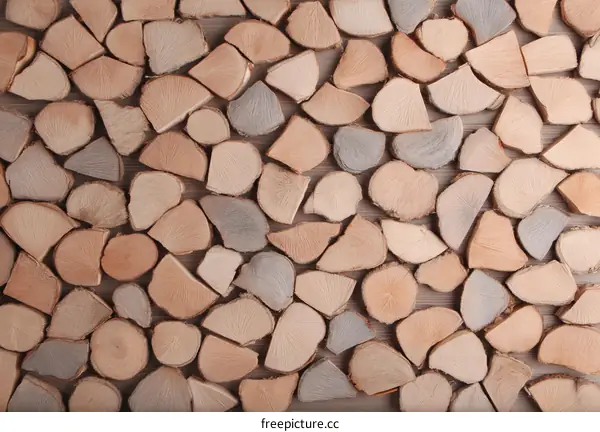 Wood Slices Background Design