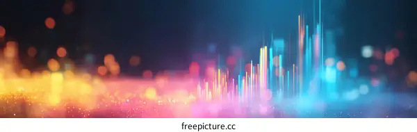 Abstract Digital Cityscape