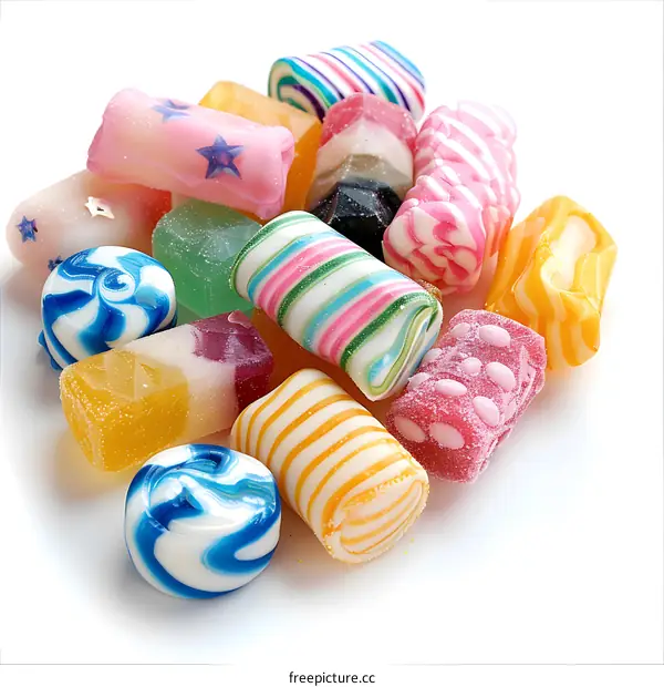 Colorful Hard Candies