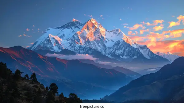 Mount Everest: The Majestic Peak of the Himalayas