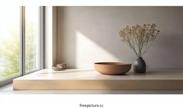 Modern Minimalist Home Decor Scene