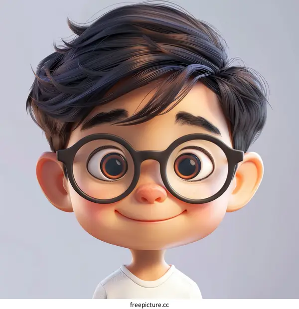 The Boy with Glasses