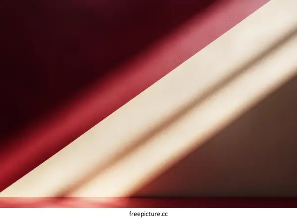 Abstract Geometric Background with Light and Shadow