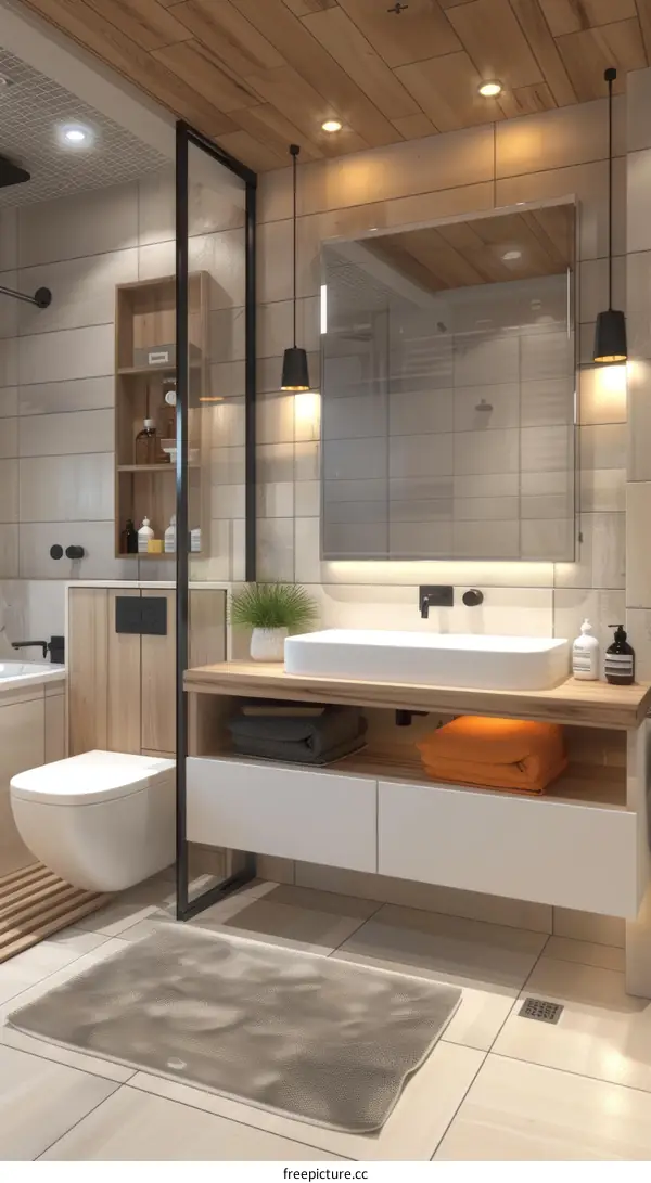 Modern Minimalist Bathroom Interior Design