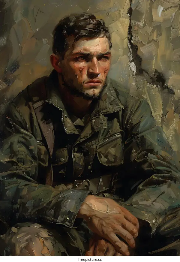 Portrait of a soldier