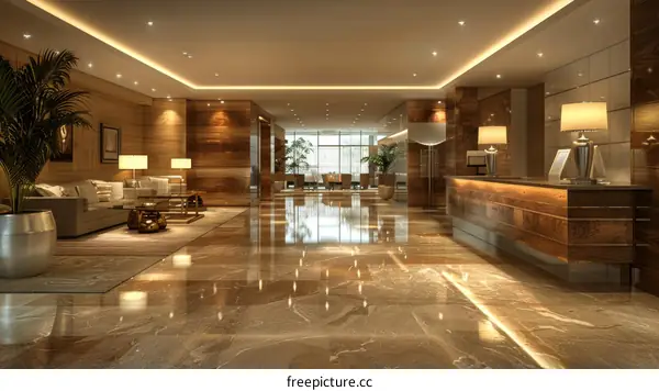 Luxury Hotel Lobby Interior Design