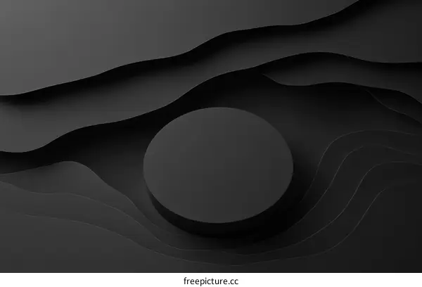 Abstract Dark Geometric Background Design