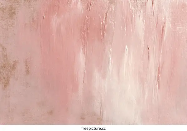 Abstract Pink and Beige Brushstrokes