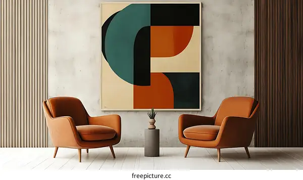 Modern Abstract Art Prints  Living Room Decor