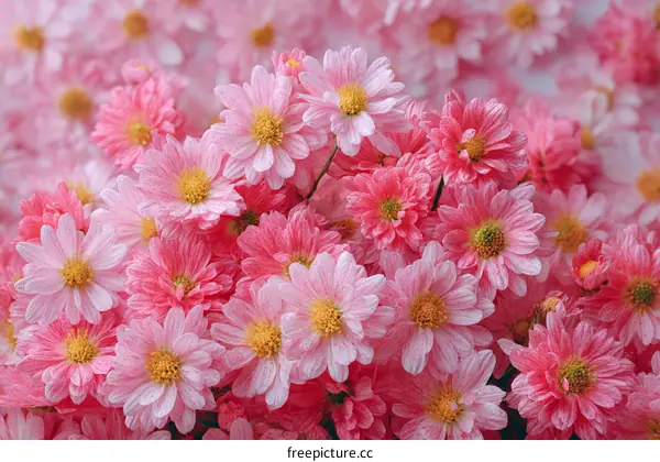Beautiful Pink Flowers Close-up