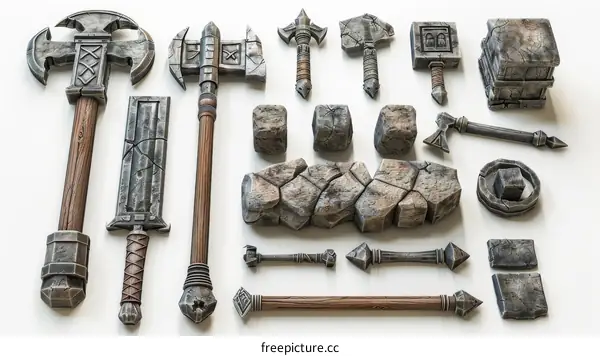 Stone and Metal Weapons and Tools: A Fantasy Collection