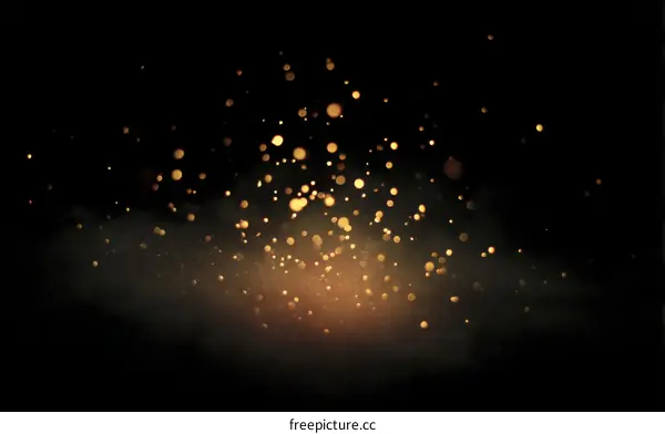 Golden Sparkles Background Image