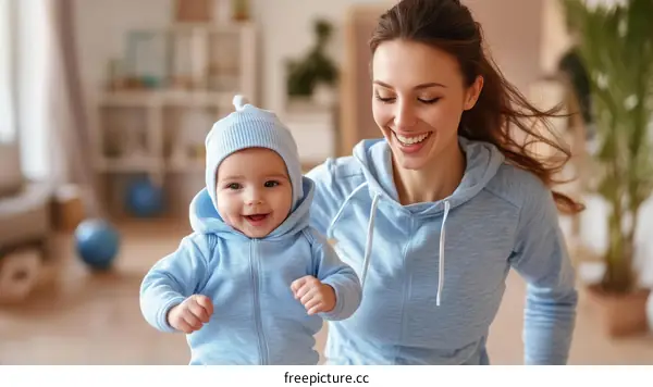 Mother and Child Bonding at Home