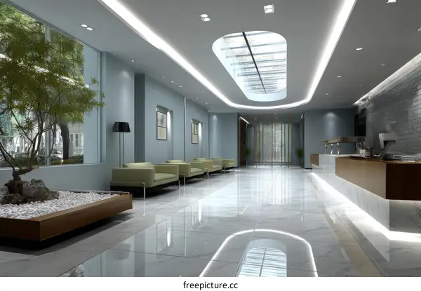 Modern Office Lobby Interior Design
