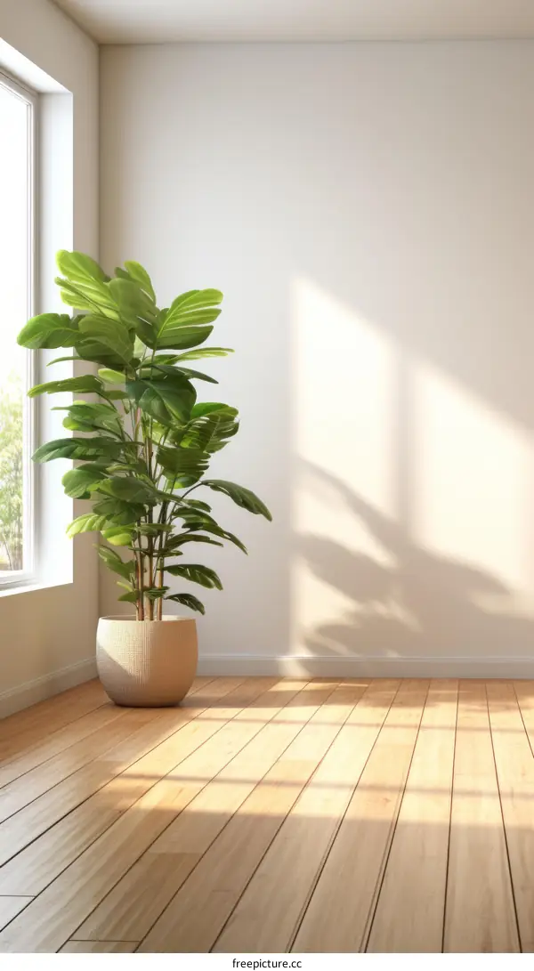 Indoor Potted Green Plants by the Window