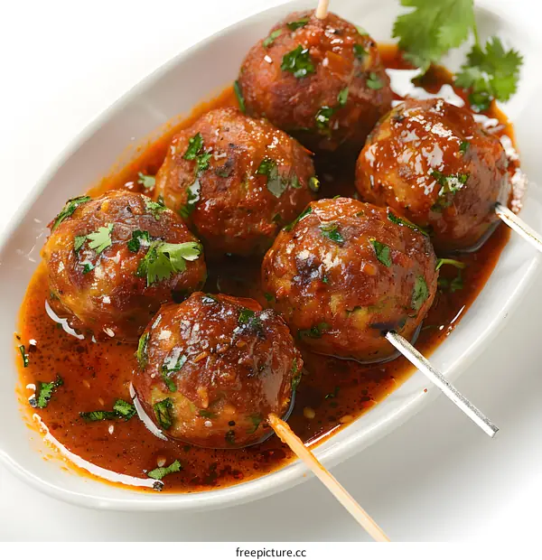 meatballs with sweet and sour sauce