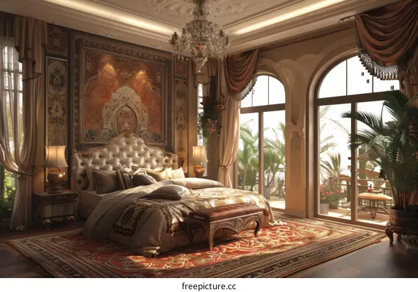 bedroom interior design middle east style