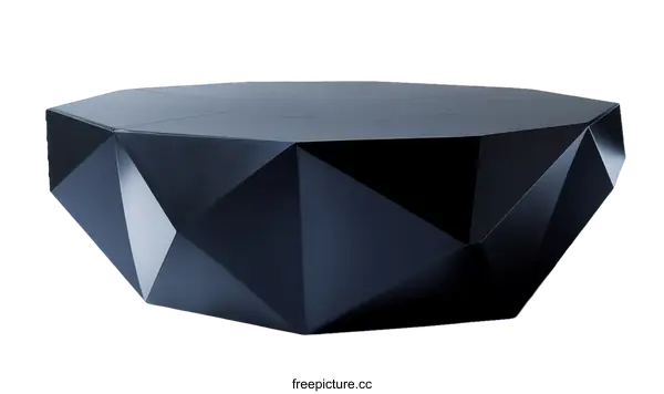 [Transparent Background PNG]Modern Geometric Coffee Table Design