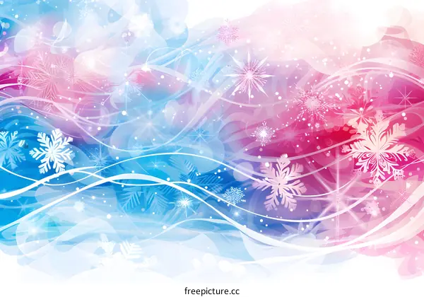 Snowflakes飘飘 in winter