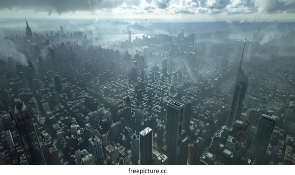 An Aerial Image of New York City