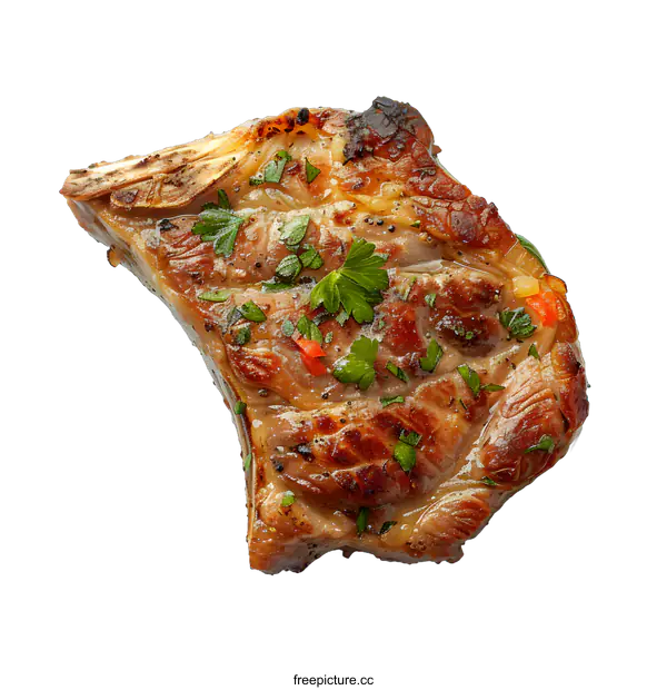 [Transparent Background PNG]Grilled lamb chop