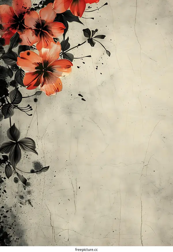 Vintage Floral Background Design