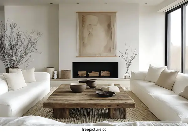 Modern Minimalist Living Room Interior Design