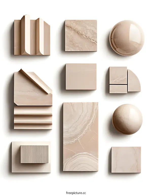 Beige Stone Design Samples