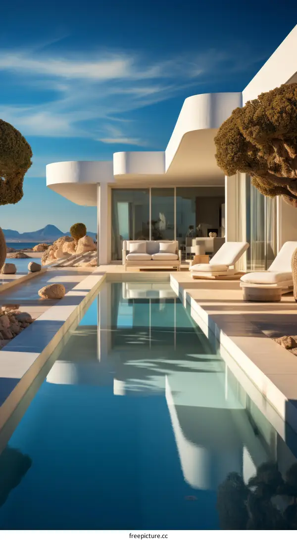 Luxury Modernist Villa with Infinity Pool and Ocean View