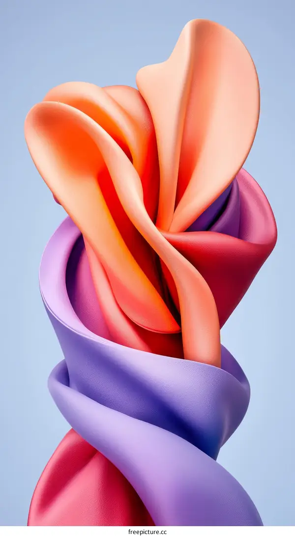 Abstract Colorful Fabric Design