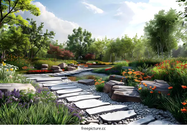 Landscape design效果图