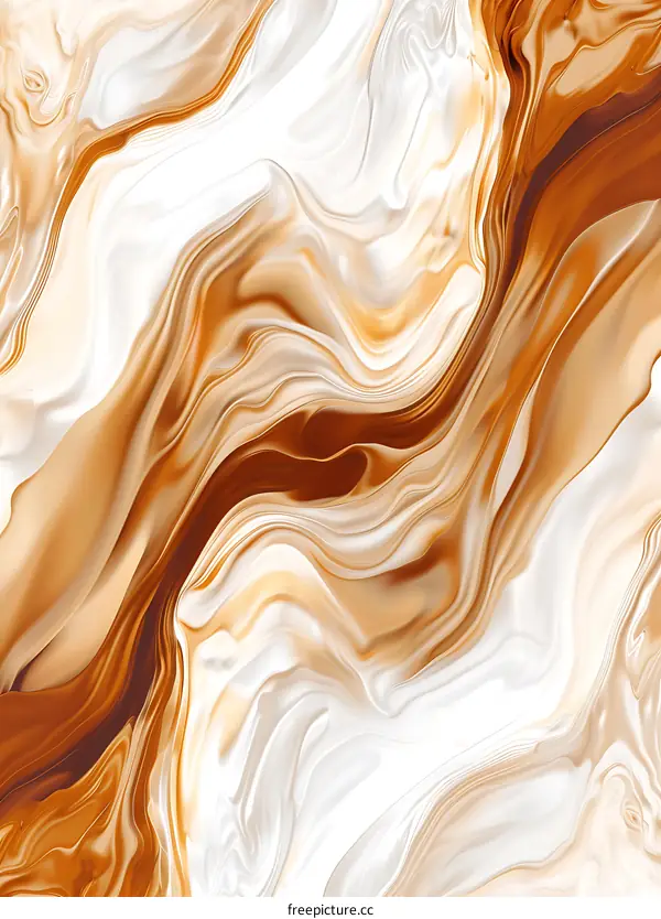 Abstract Liquid Marble Swirls Background Texture