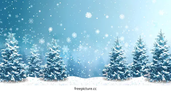 Snowy Winter Landscape