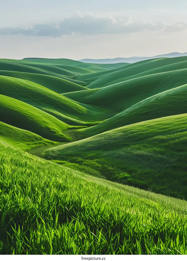Verdant Landscapes Under Azure Skies