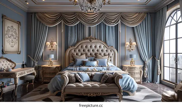 European luxury bedroom